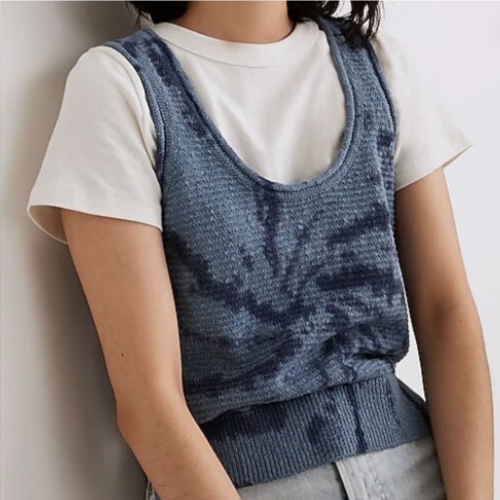 Madewell Tie-Dye Fairview BOHO Sweater Tank Top XS